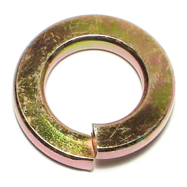 Midwest Fastener Split Lock Washer, For Screw Size 9/16 in Steel, Zinc Yellow Finish, 15 PK 65526 - main